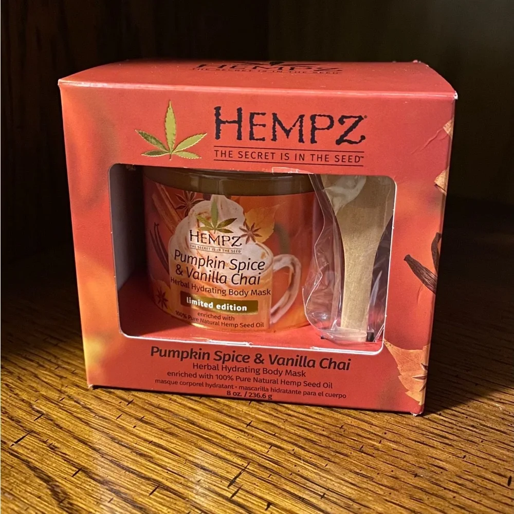 Hempz Pumpkin Spice & Vanilla Chai Body Mask Set | Limited Edition Spa Treatment